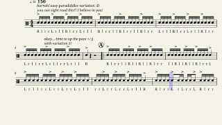 paradiddles revolt against my musescore software