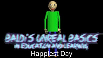 Malcon Is Playing Baldi Unreal Basics Game (Happiest Day)