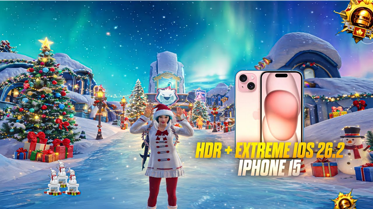 iPhone 15 BGMI Graphics Test (HD + EXTREME) 🔥| PUBG Mobile Gaming 2025 | Best Sensitivity Gameplay