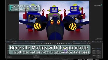 Generate Mattes with Cryptomatte - Flame 2020