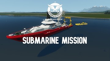 Submarine Gets Marooned On Sea Floor! l Stormworks B&R Sub Mission