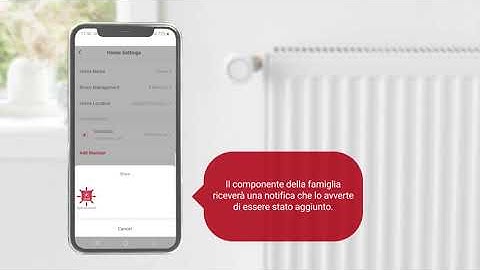 Tutorial per App Danfoss Ally™ - Come aggiungere un componente della famiglia alla App Ally
