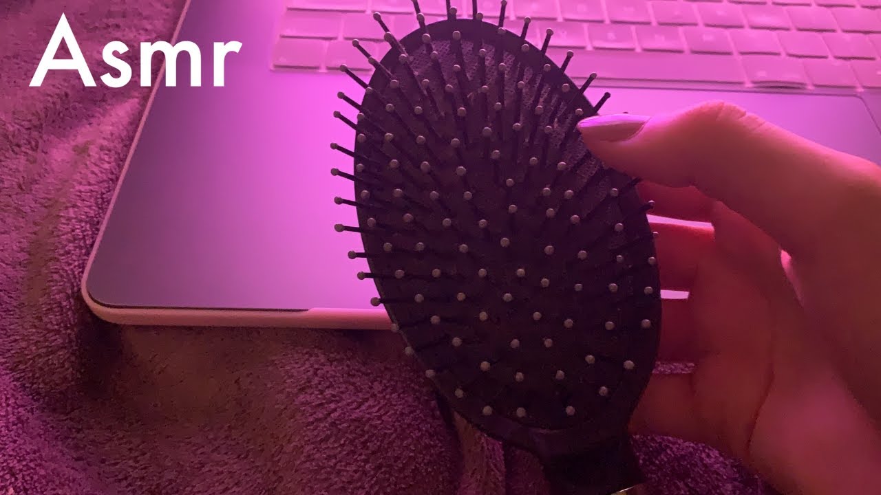 ASMR HAIR BRUSH scratching no talk hair brushing YouTube