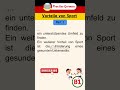 Lesen & Hören A2 Übung mit Quiz ✅ | Comment your answer!! #germanquiz #germanshorts