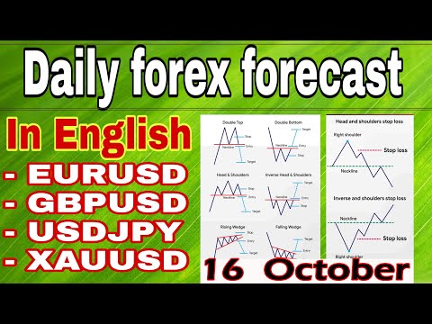 (16  october )  daily forex forecast    EURUSD / GBPUSD / USDJPY / GOLD | forex trading | English