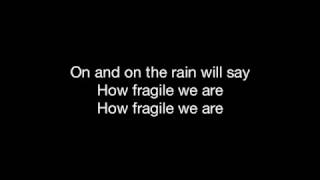 FRAGILE | HD with lyrics | STING | cover by Chris Landmark chords