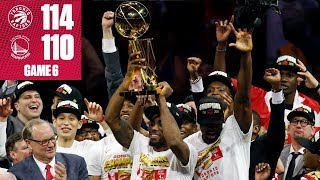 Raptors beat Warriors to win 1st NBA title in team history | 2019 NBA Finals Highlights