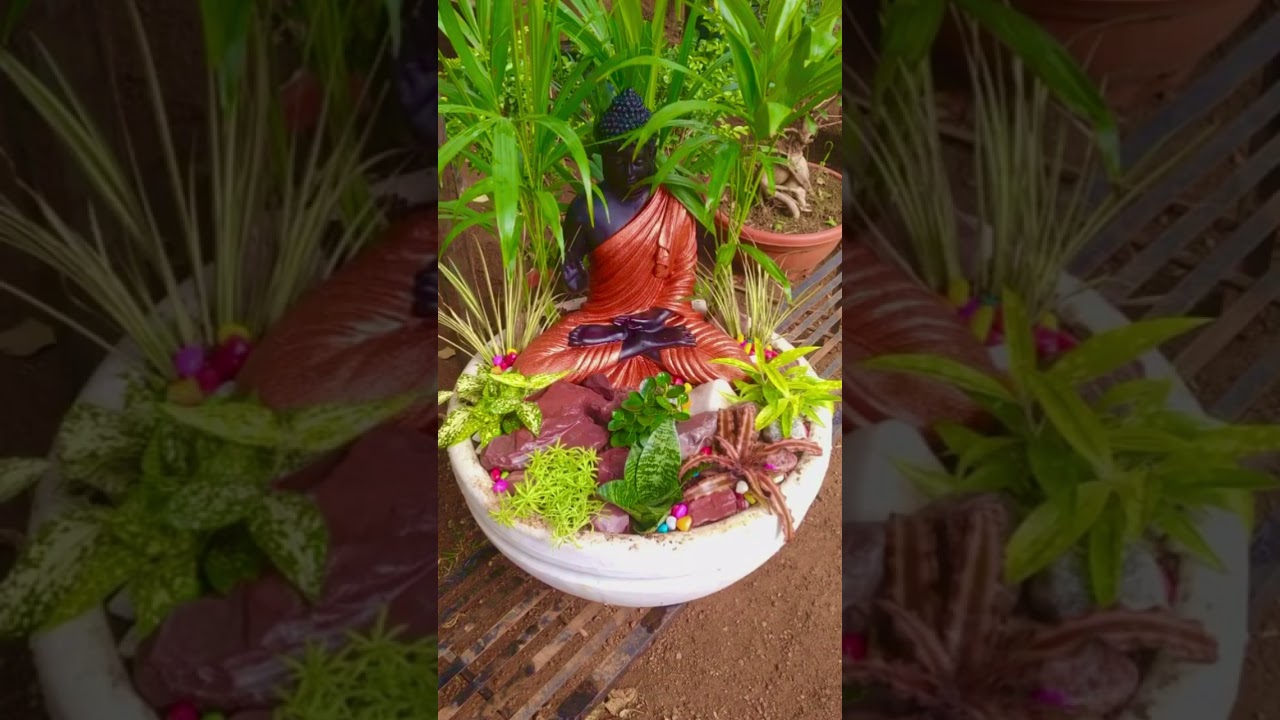 buddha decoration॥ buddha decoration ideas॥Zen Garden idea॥Buddha Miniature 