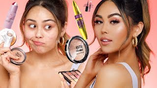 Drugstore Everyday Glam Makeup Tutorial using ONLY my Holy Grail Maybelline Products | Roxette Arisa