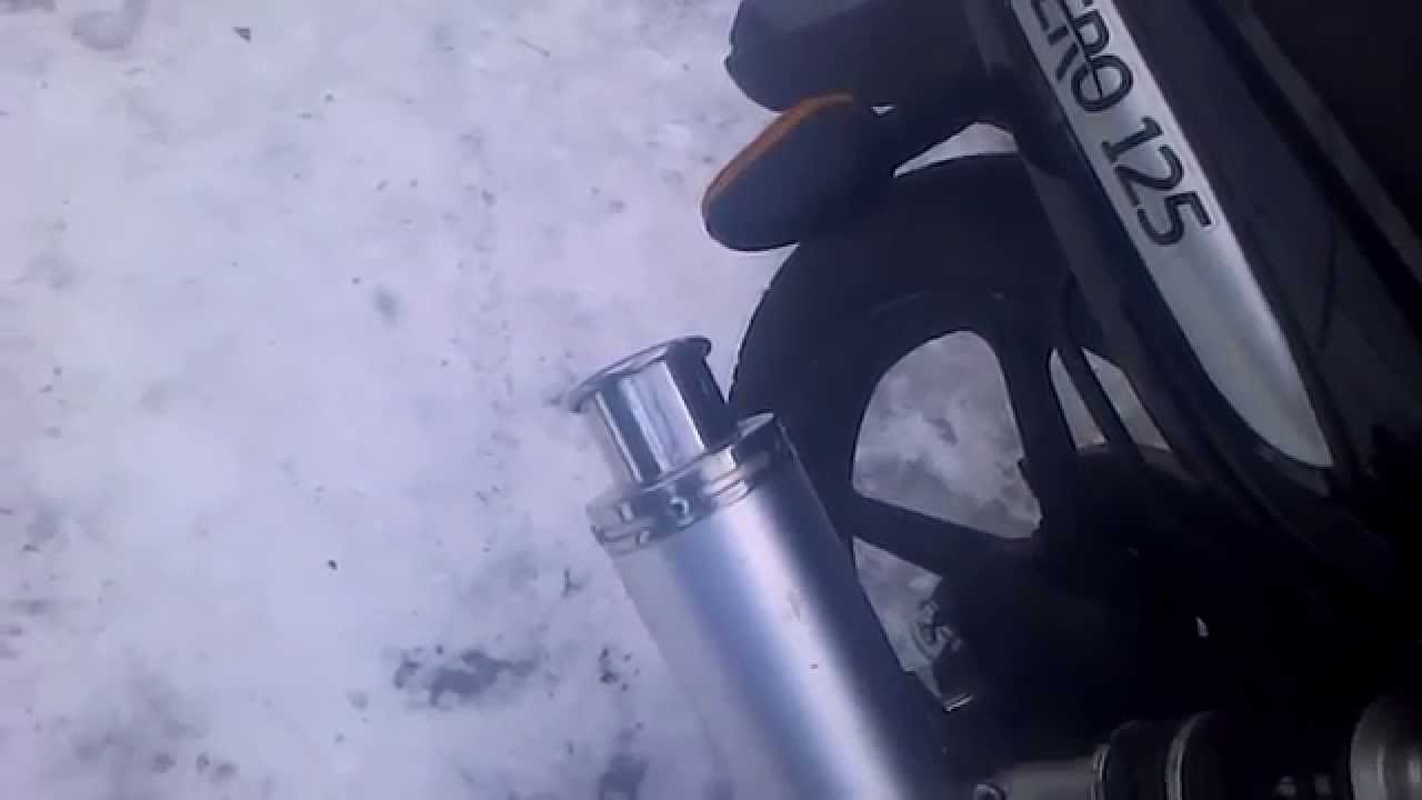 Patron Aero 125 F зимой