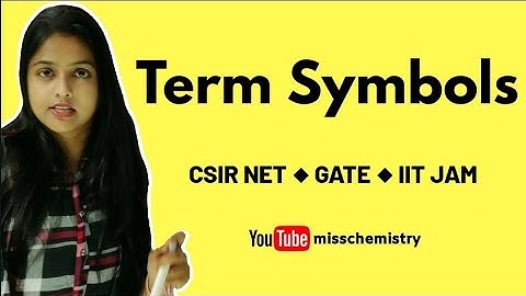 IC2●Term symbols from electronic configuration | Term symbols & micro states | inorganic chemistry