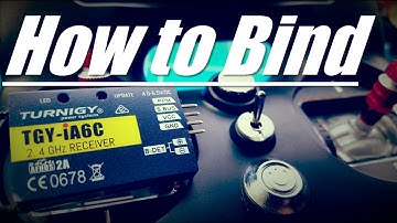 How to bind TGY IA6C Receiver To The Turnigy Evolution Radio