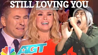All the judges cried hearing the song Still Loving You Music | AGT 2023