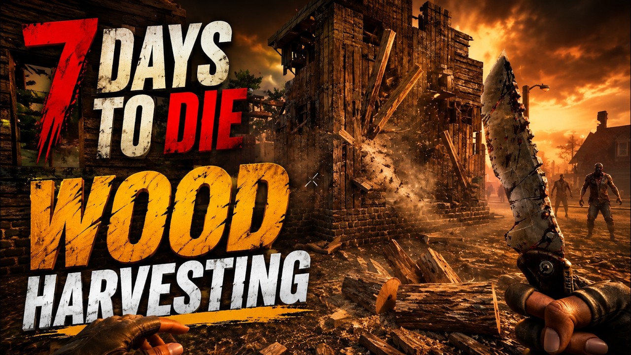 Wood Harvesting - 7 Days to Die - S 6 E 30