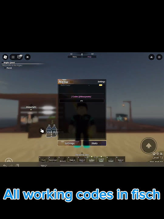 All working codes in fisch youtube