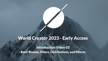World Creator 2023 Early Access Preview - Tutorial 03: Filters