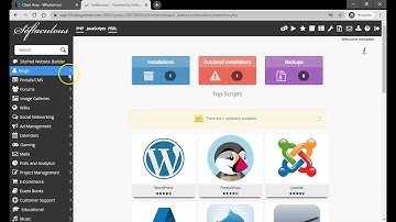 How to install a Script Using the Softaculous App installer