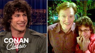 Andy Samberg Met Conan The Night He Got 'SNL' | Late Night with Conan O’Brien