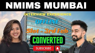 NMIMS MUMBAI | NMAT 247 | CONVERTED | 3rd Feb | INTERVIEW EXPERIENCE By Aashvi | WAT WATSON PI