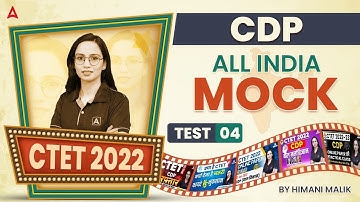 CTET 2022-23 | CTET CDP All India Mock Test -4 | CDP By Himani Malik