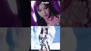 shuhua covering Soojin part Soojin vs Shuhua #kpop #shorts #gidol #latata