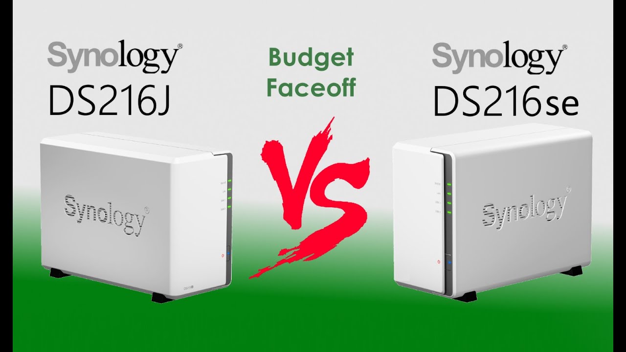 The Synology DS216J versus The DS216se – The Busdget Synology NAS 