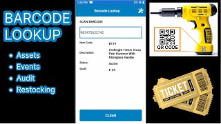 Scan and look up barcodes from a reference file - Barcode Lookup Mode in the Barcode Manager app Profile