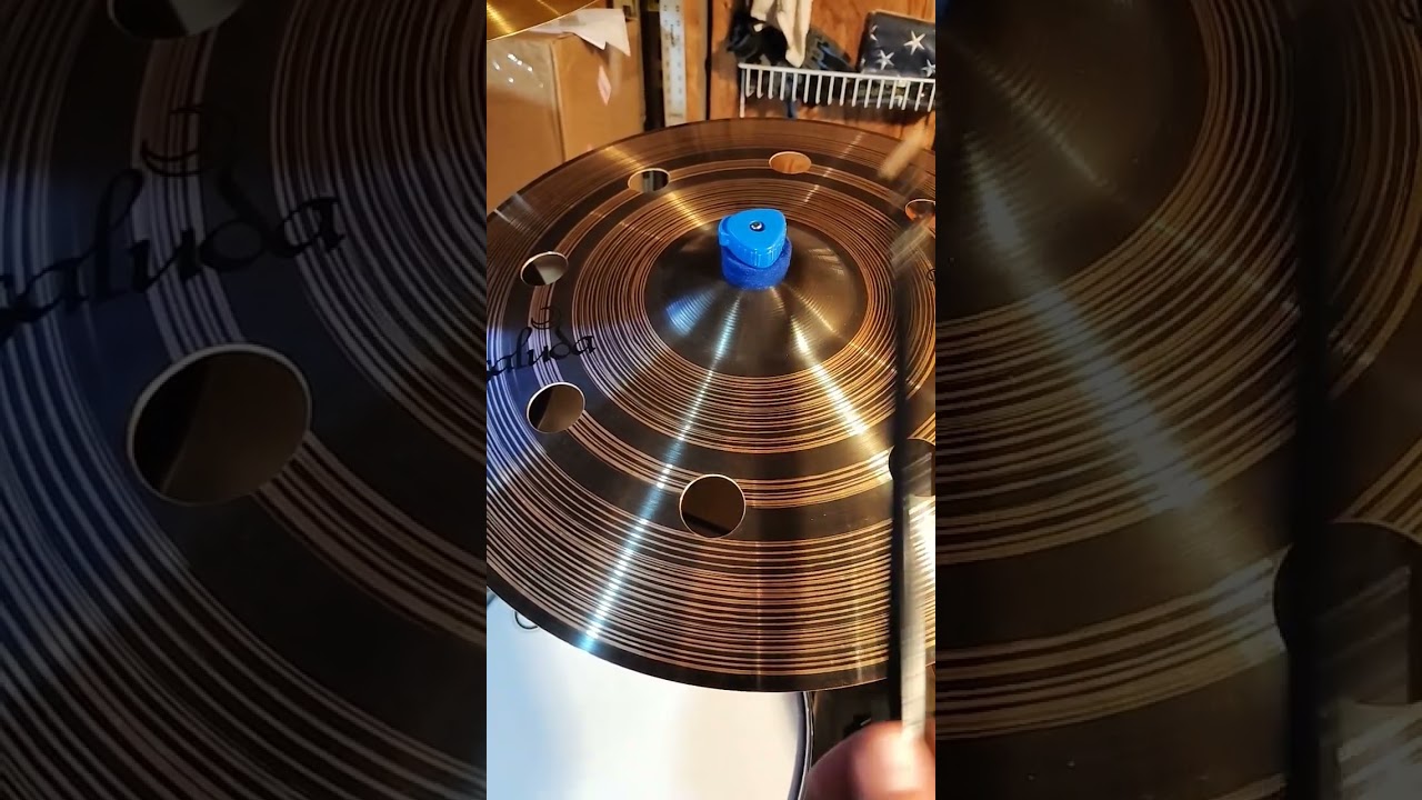 Watch @SaludaCymbals 1st ever made prototype 18" vented crash sounds demo on YouTube Watch @SaludaCymbals 1st ever made prototype 18" vented crash sounds demo on YouTube
