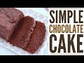 How to make simple chocolate cake  food from portugal