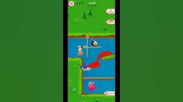 Save your Daddy Game// Fishdom Level 61-66//Waterpuzzle//Pull the pin