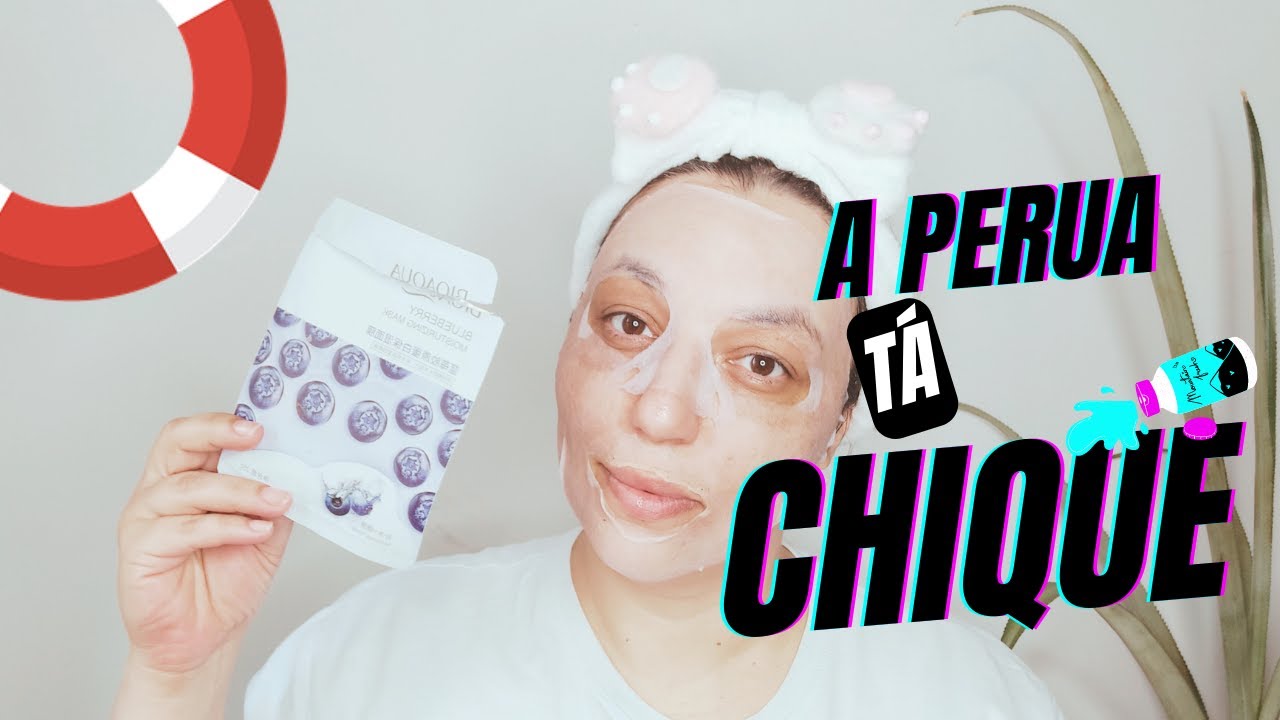 TESTANDO MÁSCARA FACIAL DA BIOAQUA/S.O.S Peruas