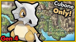 THE MEWTWO HUNTER!  Can I Beat Pokemon Heart Gold with ONLY Cubone? 🔴 Pokemon Challenges