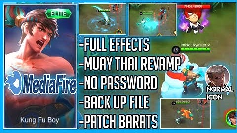 CHOU KING OF MUAY THAI REVAMP SCRIPT SKIN FULL EFFECTS NO PASSWORD + BACK UP FILE PATCH BARATS
