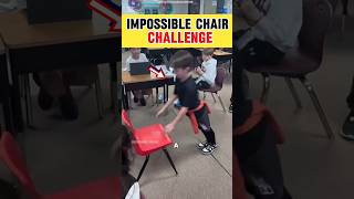 Impossible Chair sitting Challenge😍💪#challenge #champion #facts #games #viral #race #chair #sitting