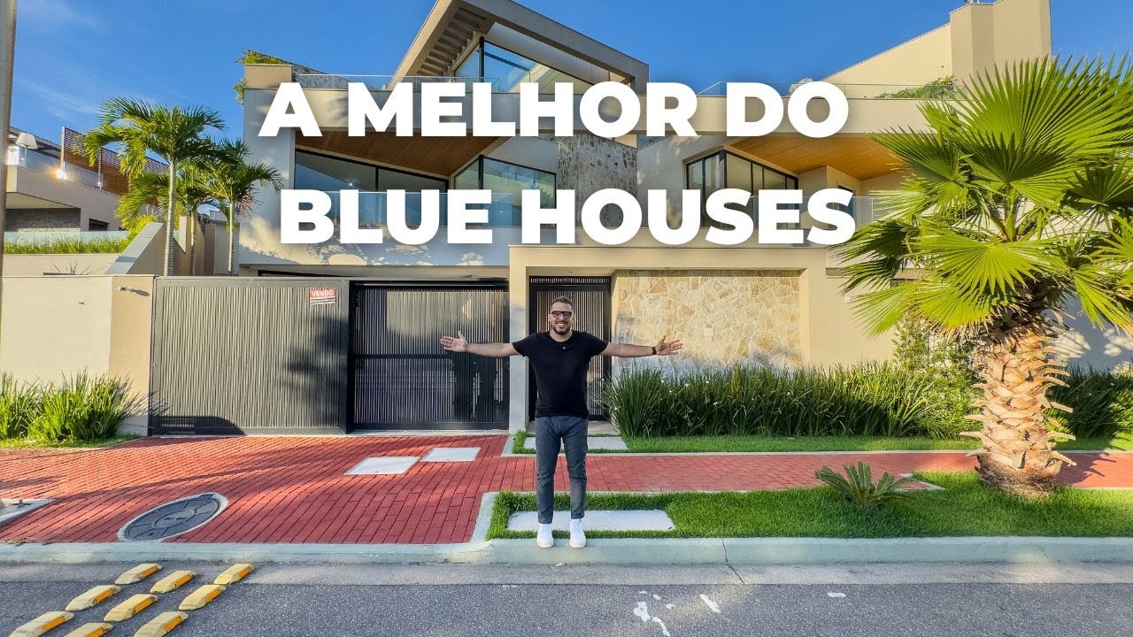 NOVA E MODERNA | Casa de R$8.5000.000 à venda no condomínio Blue Houses | CA1294 AZ | Azuza Imóveis
