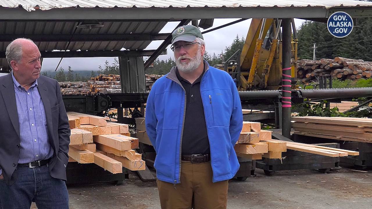 071916 SB 32 Bill Signing at Viking Lumber in Klawock YouTube