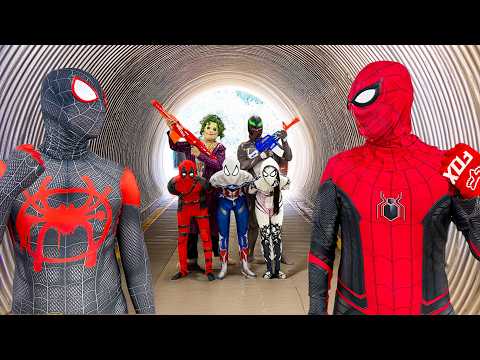 SUPERHERO's New Story || Hey, Spider-Man! Rescue SUPERHERO Team from JOKER Team..!? ( Funny Action )