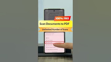 How to Scan Documents to PDF for Free #smartphone