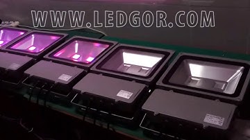 DMX 512 protecol synchronous control 220V 120W RGB LED Flood Light | Ledgor