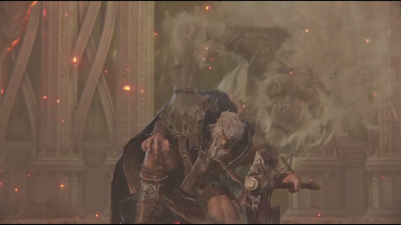 ELDEN RING - Godfrey the first Elden lord NG+ lighting