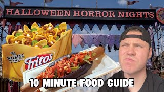 FULL GUIDE TO EVERY FOOD ITEMS AT HHN35 IN 10 MINUTES OR LESS