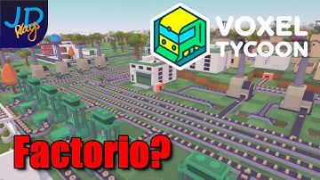 Ep13 Voxel Tycoon 🚃 Playing Factorio 🚚 Lets Play, Tutorial, Walkthrough