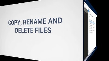 170. Copy, Rename and Delete a File.