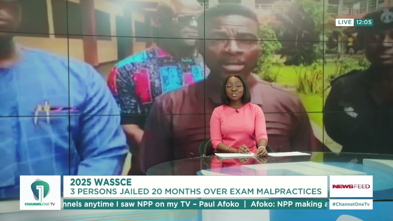 2025 WASSCE: 3 Jailed 20 Months Over Exam Malpractices