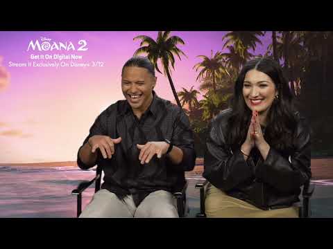 Interview with Hualalai Chung who voices Moni & Awhimai Fraser who voices Matangi for Moana 2