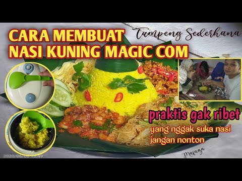 Cara Membuat Nasi Kuning Tumpeng Di Magic Com
