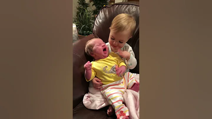 Violet loves her new baby sister but gets a little...