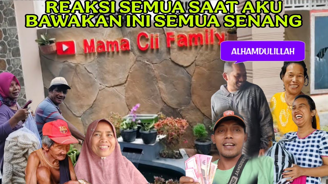 REAKSI SEMUA SAAT AKU BAWAKAN INI SEMUA PADA SENANG