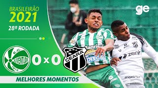 JUVENTUDE 0 X 0 CEARÁ | MELHORES MOMENTOS | 28ª RODADA BRASILEIRÃO 2021 | ge.globo