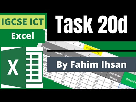 Task 20d Name a cell or range of cells